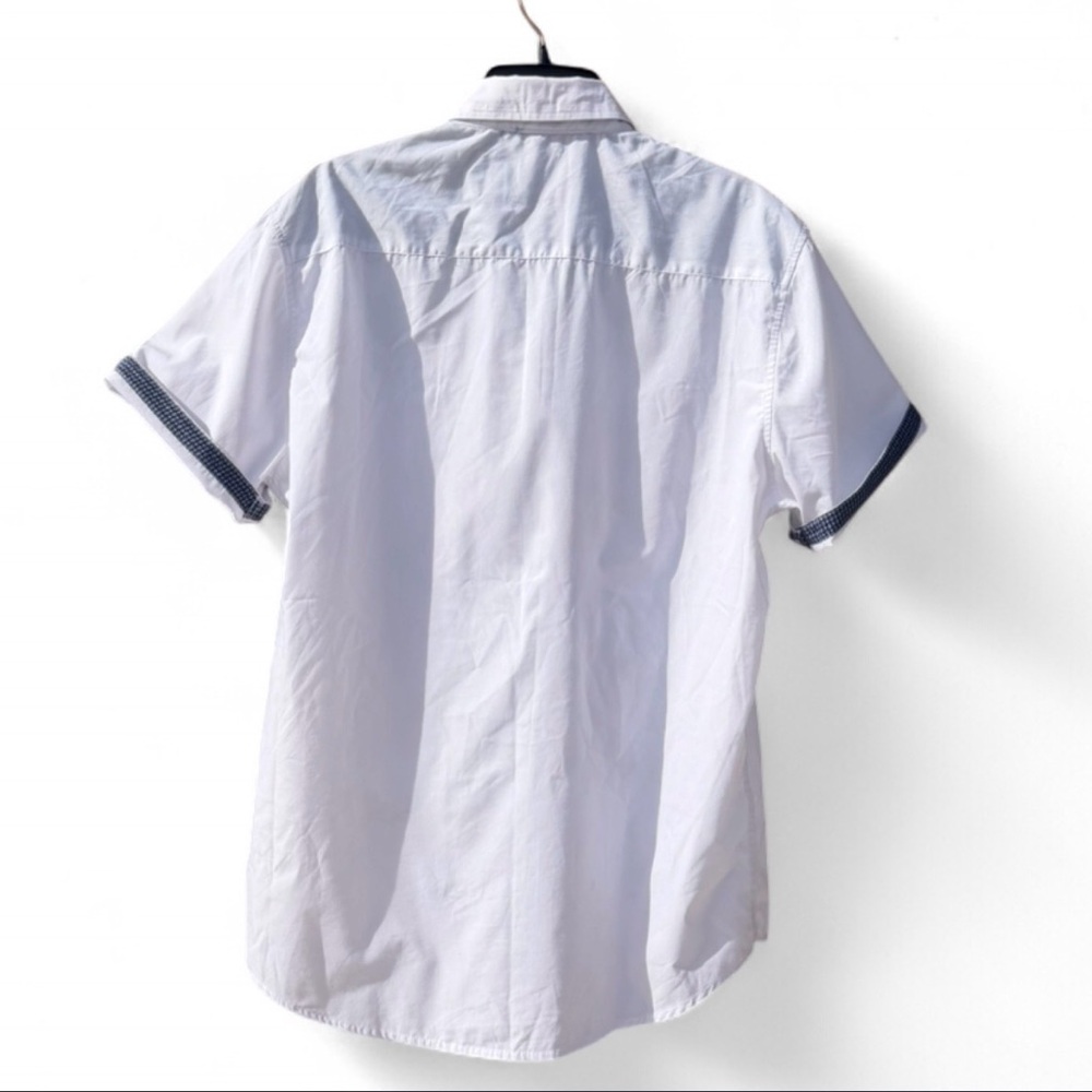 Craft Flow Men's Short-Sleeve Button-Down Shirt - White - Picture 5 of 10